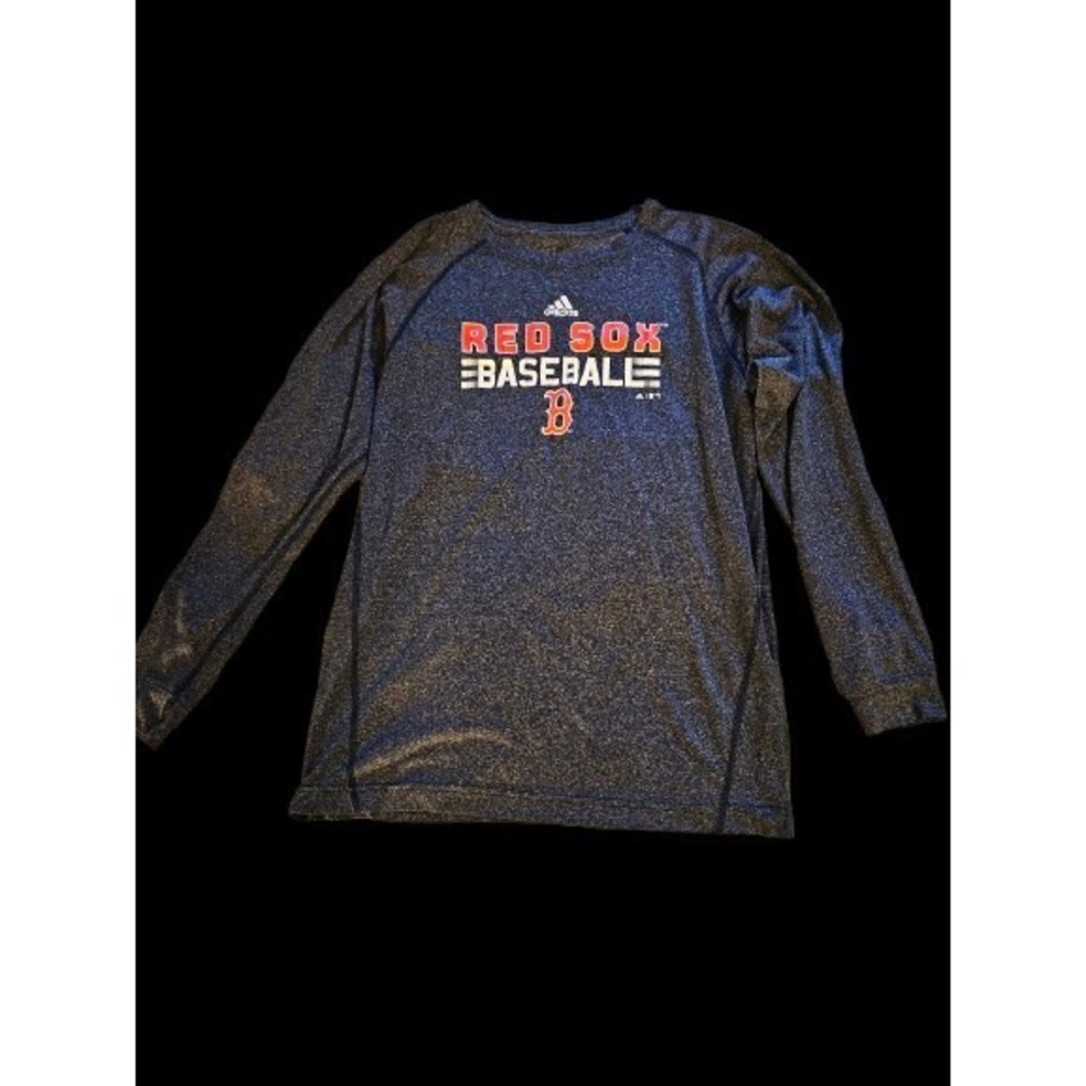 Adidas Climalite Boston Red Sox long-sleeve athletic shirt